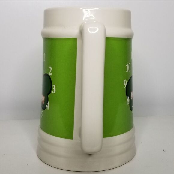 St. Patrick's Day Irish Ceramic Stein Large Mug / It's Beer 30 Somewhere 44oz - Picture 2 of 11